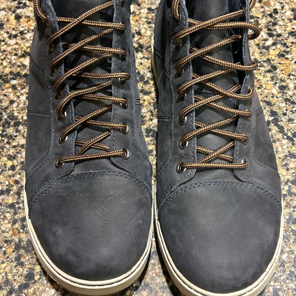 L.L. Bean Mens Dark Gray Mountainside TEK 2.5 Waterproof High-Top Boots, Size 9M - Picture 2 of 14